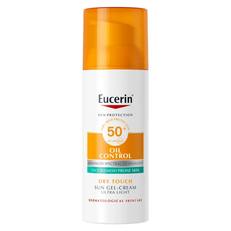 EUCERIN Sun Oil Control napozó gél-krém arcra SPF50+ (50 ml) EUCERIN Sun Oil Control napozó gél-krém arcra SPF50+ (50 ml)