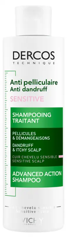VICHY Dercos Korpásodás elleni sampon érzékeny fejbőrre 200 ml VICHY Dercos Korpásodás elleni sampon érzékeny fejbőrre 200 ml